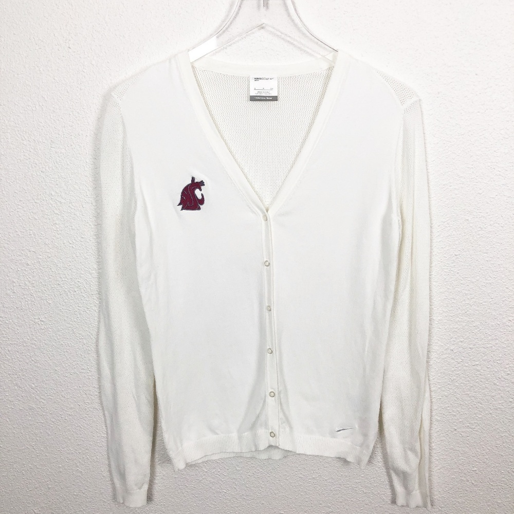 WSU Cougars Nike Golf Button Up Sweater S